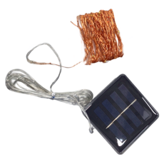 WIDE VIEW 四彩 10米100燈 太陽能裝飾燈串, 戶外防水防曬防雷, 零電費, 自動開關, XLTD-100C, 1組