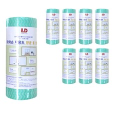리빙듀오 마마손 롤행주 민트, 50개입, 8개