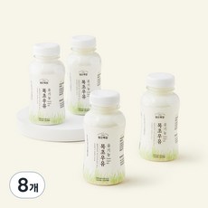 범산목장 유기가공식품 인증 목초우유, 200ml, 8개