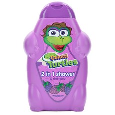 Yecomam Colutti Turtles孩童2合1洗髮沐浴乳 野莓香, 500ml, 1瓶
