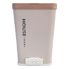 HOUSE 好室喵 軟糖緩降踏式小垃圾桶, 顏色隨機