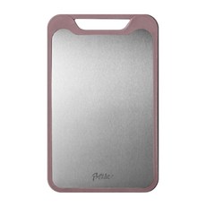 304不鏽鋼雙面多功能砧板櫻 大, 40 x 25cm, 花粉色, 1個