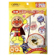 ANPANMAN 麵包超人 吸著式重覆使用便座墊片 可洗濯, 混和顏色, 1包
