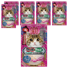 貓主子 御用肉泥, 鮪魚+蟹肉離胺酸, 精心製作無任何調味, 海鮮, 64g, 6袋