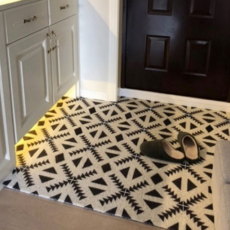 玄關絲圈地墊, 幾何空間, 1個