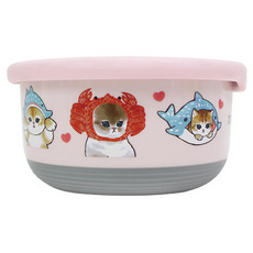 貓福珊迪 不銹鋼圓形保鮮餐碗, 海洋生物, 1個