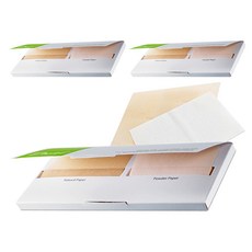 CNP 雙效控油吸油面紙 Natural 100張 + 蜜粉 60張, 3個