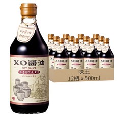 味王 XO醬油 非基改, 500ml, 12瓶