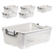 手提籃, 6個, 白色