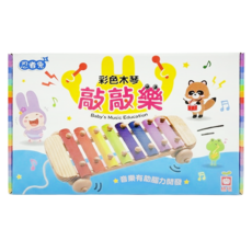 幼福 忍者兔 彩色木琴敲敲樂 3歲以上, 多色, 1個