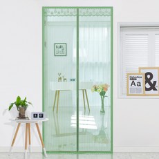 dashop 磁吸式防蚊門簾, 綠色