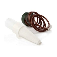 盆栽自動滴水澆花器，白色，11x3cm，含約74cm水管, 1組