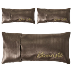 NAMASTE 舒壓眼枕 22cm*9.5cm 195g 薰衣草綠豆亞麻籽, 1個, 3個