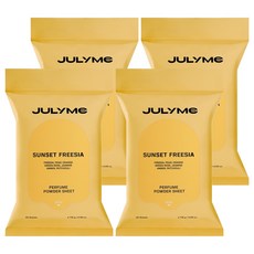 줄라이미 퍼퓸 파우더 시트 선셋프리지아 20p, 116g, 4개