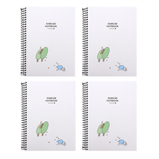 모닝글로리 2500 완전두꺼운 연습장 좌철, 랜덤발송, 4개