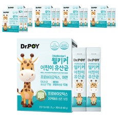 닥터포이 웰키커 어린이 유산균, 30회분, 6개