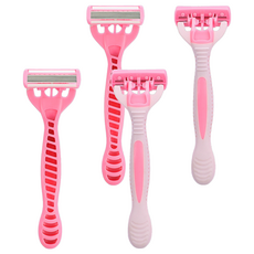 JieRui 腋下腿部用美體刀 粉色, 2入, 2個