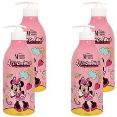 Wineach 幼兒用迷你多合一沐浴乳, 4個, 500ml