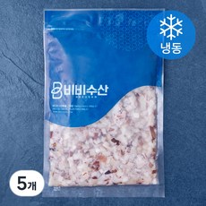 오징어 다이스 (냉동), 500g, 5개