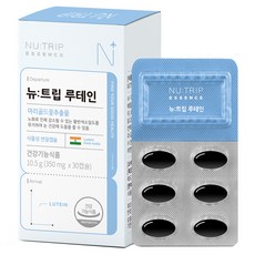 葉黃素軟膠囊 10.5g, 30顆, 1盒