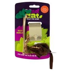 Mad Cat 瘋狂貓草系列逗貓棒, 掛式老鼠, 1支