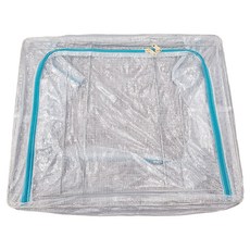 名仕 將將好 防水透明收納箱 雙邊開口 加粗鋼架, 透明色, 1個