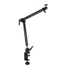 ARKON 헤비듀티 2관절 클램프 고정식 다목적 카메라 거치대, CMP-HD002, 1개