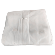 遮風又擋雨 一體式EVA加長多用途戶外雨衣 加厚 適合身高180-190cm, 白色, 2XL(衣長130cm胸圍138cm袖長8)