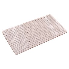 浴室防滑墊 吸盤地墊 550g, 咖色, 1個