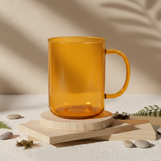 리빙메이트 트라이탄 안깨지는 머그컵 410ml, 엠버, 1개