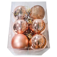 亮霧粉球 Set, 6cm, 香檳金, 1組