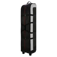 PGM Golf 高爾夫航空包/加厚型底盤拖輪飛行托運包 PG158, 黑銀色