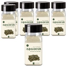 바른미각 구운 다시마가루, 60g, 6개
