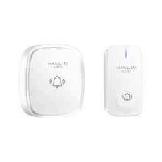 HANLIN 按鈕自發電超遠穿牆門鈴 DR SOS 720 IP44防水標準 110V~220V電壓, 1盒