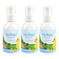PLUS SELLA My Angel寶寶保濕身體乳液, 3瓶, 120ml