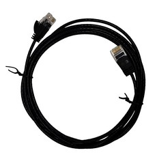 POLYWELL 寶利威爾 CAT6 極細高速網路線 PW15-W58-U020, 2m, 黑色, 1條