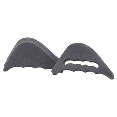 可裁減防滑防痛鞋頭塞 黑色 覆蓋鞋頭 防滑防痛 簡單易用, 7g, 2個