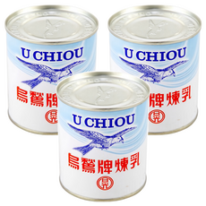 烏鶖牌煉乳 加糖全脂煉乳 精煉濃縮製成, 360g, 3罐