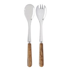 SABRE PARIS LAVANDOU橄欖木沙拉叉匙組 27cm, 2398-012-1254, 1組