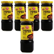 오뚜기 달콤한 간장 찜닭 양념, 480g, 5개