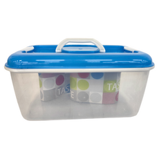 HOUSE 好室喵 蘋果提箱 PP聚丙烯材質 6.7L, 大 32.4 x 21.4 x 16cm, CAWA001 顏色隨機, 1個