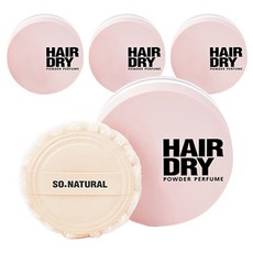 쏘내추럴 헤어 드라이 파우더 퍼퓸, 4g, 4개
