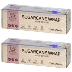 SUGARLAB 甘蔗保鮮膜, 2個, 100m
