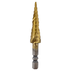 Tenda 黑熊 六角階梯鑽 3-13mm HSS, 1個