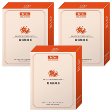 歐可茶葉 葡萄柚綠茶, 26g, 7個裝, 3盒