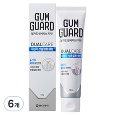 DONG-A PHARM 東亞製藥 GUM GUARD 敏感性牙膏, 150g, 6個