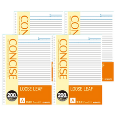 KyOKUTO 26孔活頁紙 B5 7mm 200張, 4包