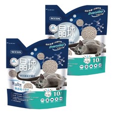 惜時 晶球奈米銀粒子貓砂, 無香味, 10L, 2包