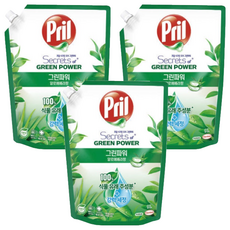 Pril 淨麗 植純萃洗碗精 蘆薈香, 1L, 3包