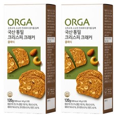 ORGA 全麥穀物脆片 經典原味, 120g, 2盒